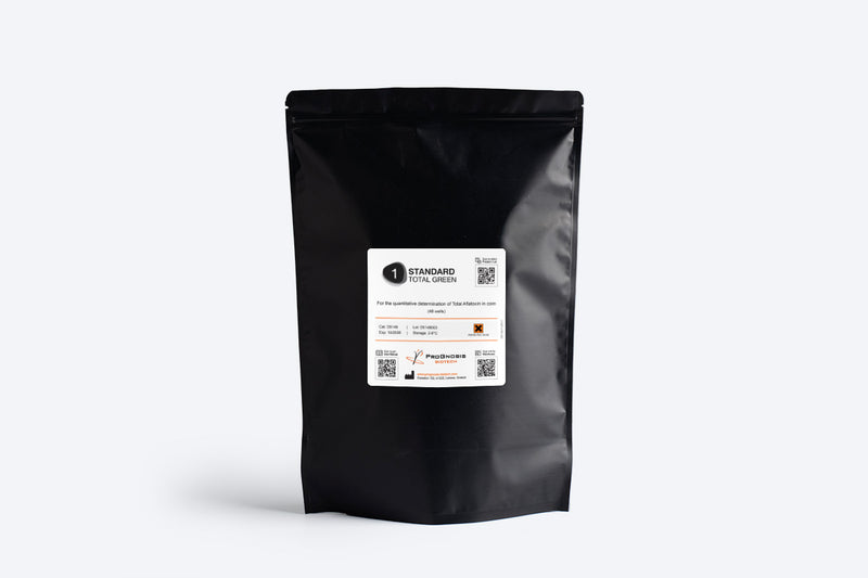 Prognosis Biotech 1-Standard Total Green - Total Aflatoxin in corn, using only one standard ELISA Test Kit - Acorn Scientific