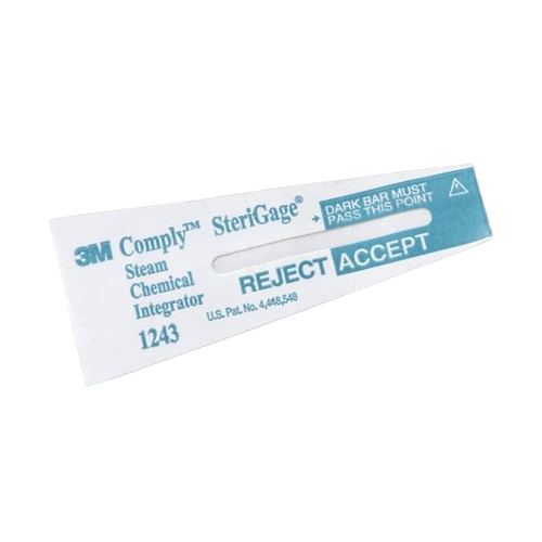 3M 1243A/1243B Comply Sterigage Steam Chemical Integrators