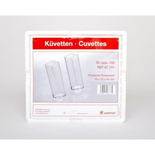Vintesential Cuvette 10mm,2-4ml, 100 pack