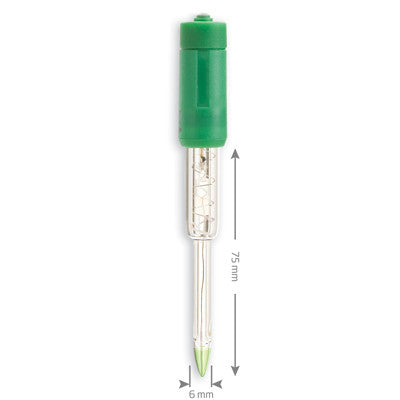HI 2031B Refillable Conical Tip Combination pH Electrode BNC Connection - Acorn Scientific