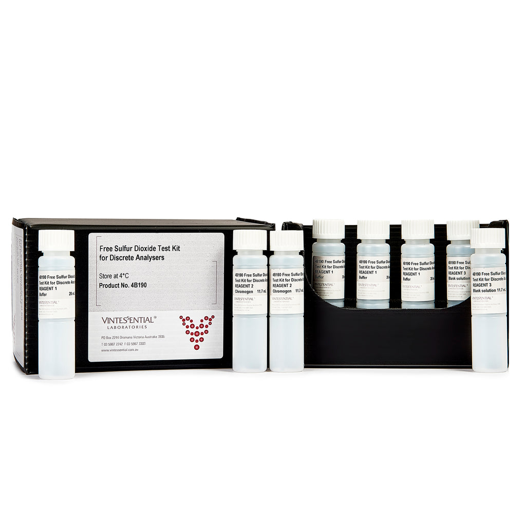 VINTESSENTIAL 4B190 Free Sulphur Dioxide Test Kit for Discrete Analyser