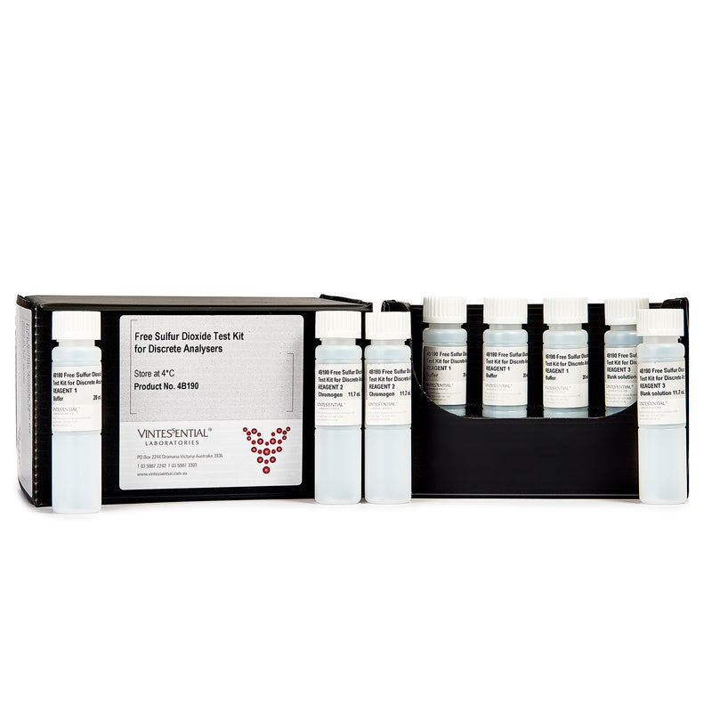 VINTESSENTIAL 4B190 Free Sulphur Dioxide Test Kit for Discrete Analyser