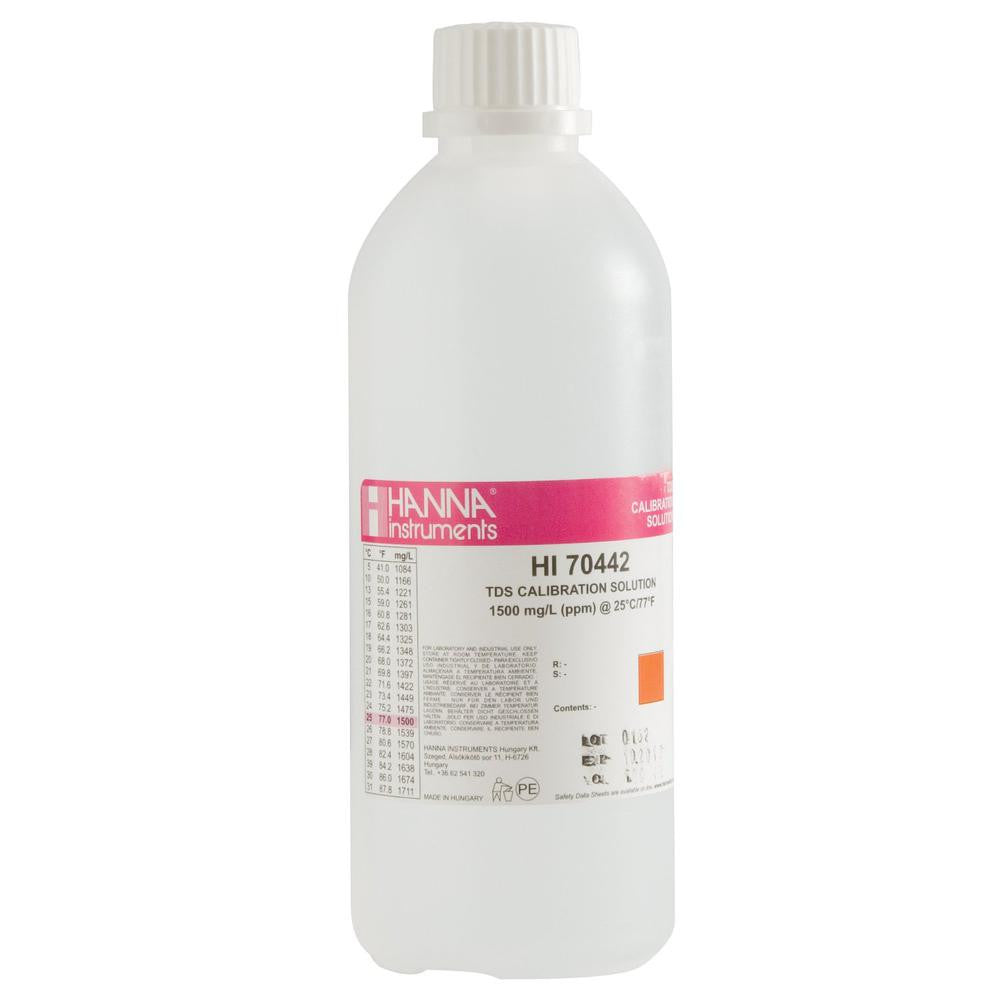 HI 70442L - 1500 mg/L (ppm) TDS @25°C - 500ml - Acorn Scientific
