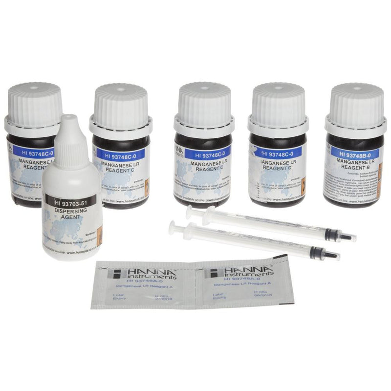 HI 93748-01 Manganese LR - Reagents - 50 Tests - Acorn Scientific