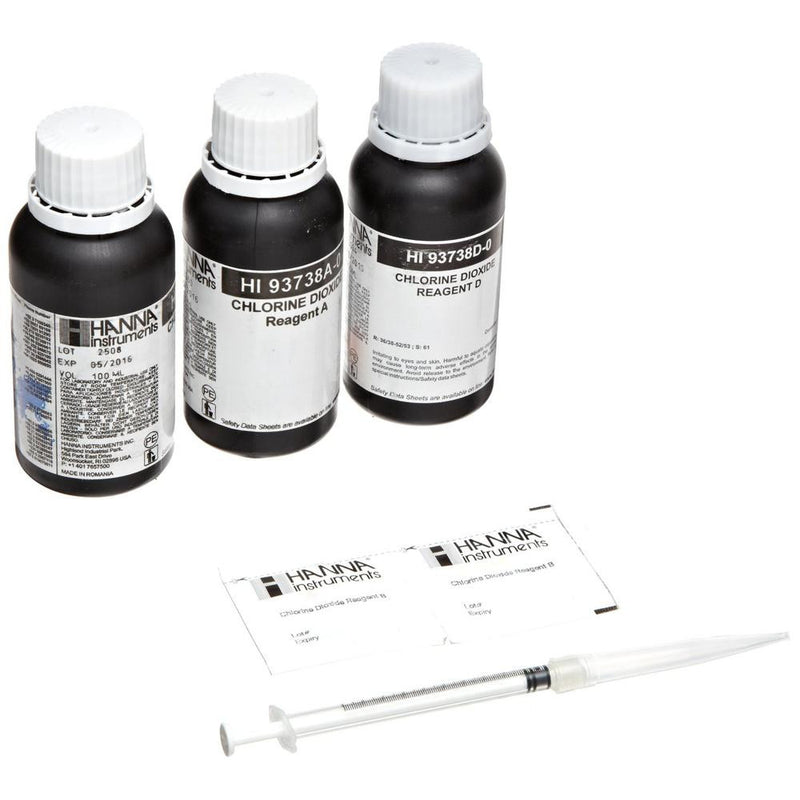 HI 93738-01 Chlorine Dioxide - Reagents-Kit - 100 Tests - Acorn Scientific
