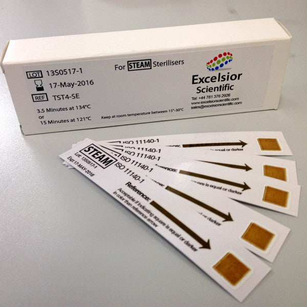 True Indicating TST-4SE Autoclave TST Strips (Class 4 Indicator) Box of 100 strips