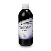 HANNA HI 8035L 111800 µS/cm EC Solution. 500 mL FDA Bottle. Certified - Acorn Scientific