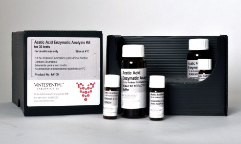 VINTESSENTIAL 4A100 Acetic Acid Enzymatic Analyses Kit for 30 Tests