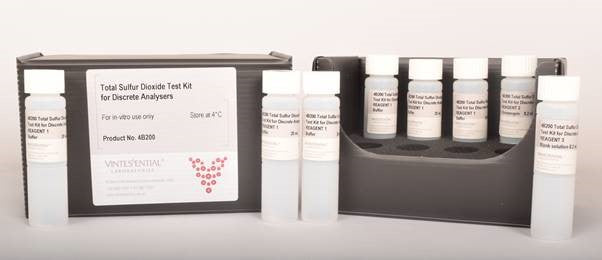 VINTESSENTIAL 4B200 Total Sulphur Dioxide Test Kit for Discrete Analyser