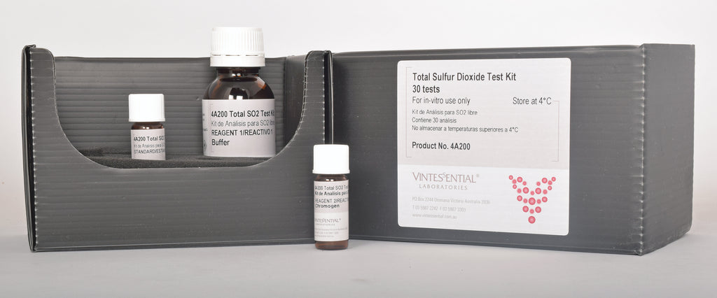 VINTESSENTIAL 4A200 Total Sulphur Dioxide 30 Test Kit for Spectrophotometers