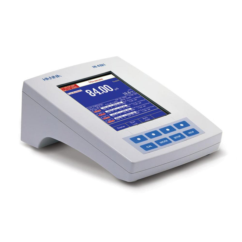 HI 4321 RESEARCH GRADE EC /TDS/Salinity and Temperature witht Color-Display. USP - Acorn Scientific
