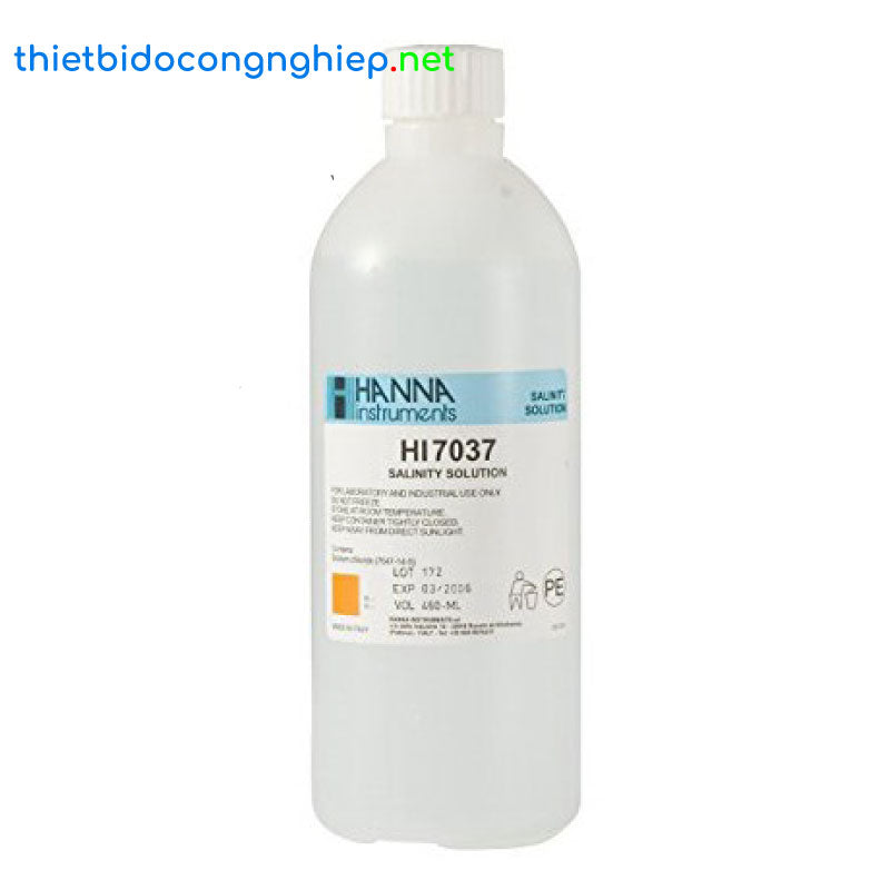 HANNA HI7037L Calibration Solution for % Readings (100% NaCl)