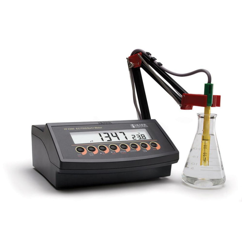 HI 2300-02 EC/TDS/NaCl/°C Meter - Autorange - Acorn Scientific