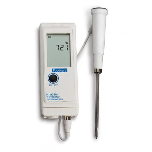 HANNA HI 93501NS FOODCARE Thermistor-Thermometer with Stability Indicator