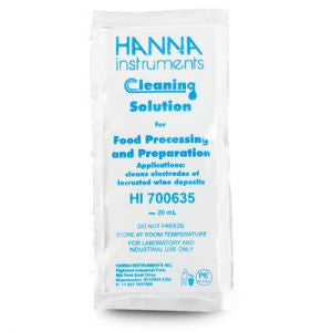 HI 700635P Cleaning Solution for Wine Deposits (Wine-Making) (25) 20 mL sachet - Acorn Scientific