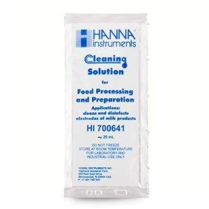 HI 700641P Cleaning and Disinfection Solution for Dairy Products (Food Industry) 25 x 20 mL sachet - Acorn Scientific