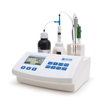 HANNA HI84502-02 Mini-Titrator for Total Acidity + pH/mV/°C Meter