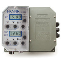 HANNA HI 9935-2 Industrial Grade pH & TDS Controller with Proportional Control of Fertilization - Acorn Scientific