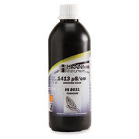 HANNA HI 8031L 1413 µS/cm EC Solution. 500 mL FDA Bottle