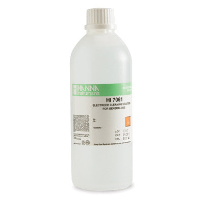 HI 7061L - Electrode Cleaning Solution (General) - 500ml - Acorn Scientific