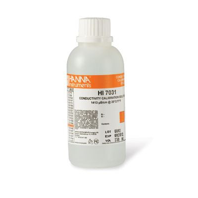 HANNA HI7031M - EC 1413 µS/cm@25°C - 230ml - Acorn Scientific
