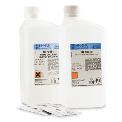 HANNA HI 70481 Total Chlorine Reagent Kit for PCA Series - Acorn Scientific