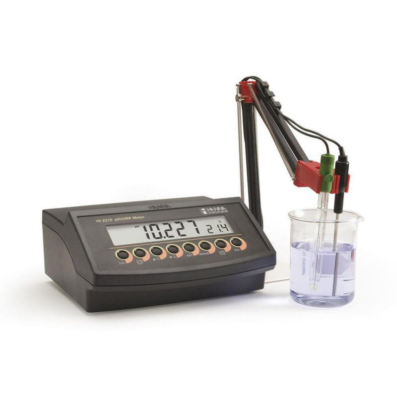 HI 2215-02 pH / ORP / °C Meter / 5-Point Calibration; Resolution 0.001 + PC Interface - Acorn Scientific