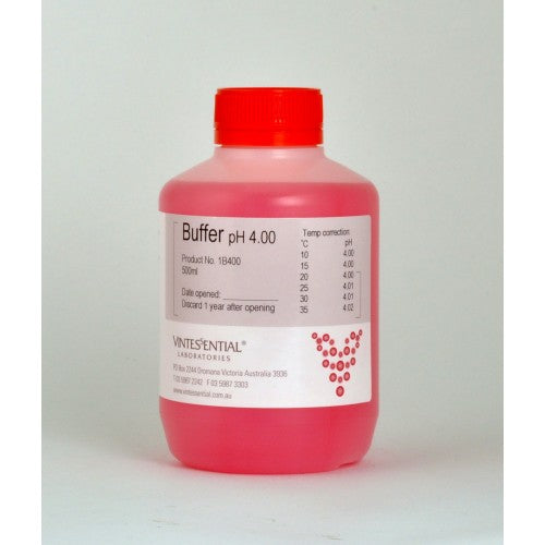 Vintessential pH 4.00 Calibration Buffer - 500mL