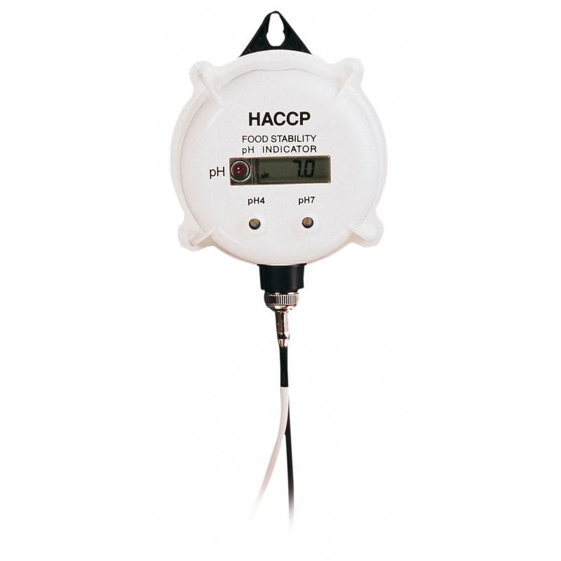 HANNA HI981400 pH-Meter & Indicator with LED-Alarm - HACCP
