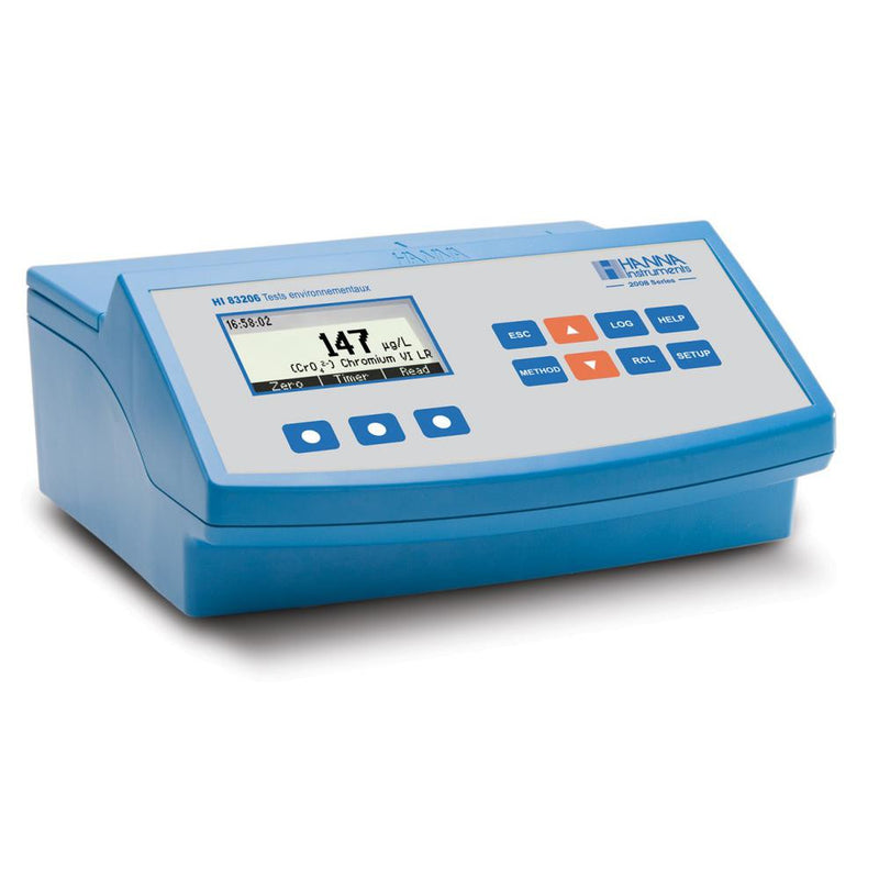 HANNA HI 83206-02 Photometer for Environmental Testing (24 Parameters) - Acorn Scientific
