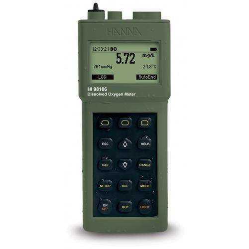 HANNA HI 98186-02 Dissolved Oxygen & BOD Meter / °C - Meter. polarograpHANNA HIc DO probe