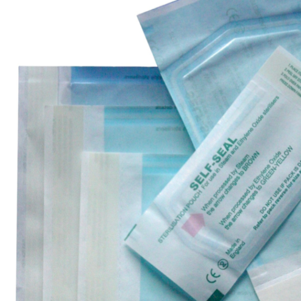 True Indicating Self Sealing Pouches for Steam & EO Sterilisers