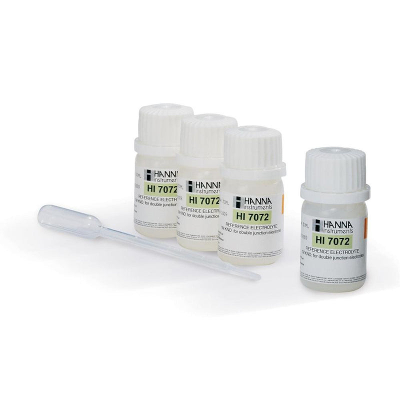 HANNA HI7072 Electrolyte Solution 1M KNO3. 4 x 30 ml