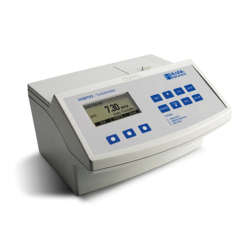 HANNA HI 88703-02 Precision Turbidity Benchtop Meter. EPA Compliant - Acorn Scientific