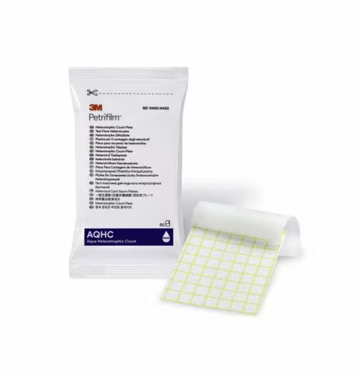 3M NEOGEN 6450/6452 PETRIFILM AQUA HETEROTROPHIC COUNT PLATE, 100 OR 1000 PLATES/BOX