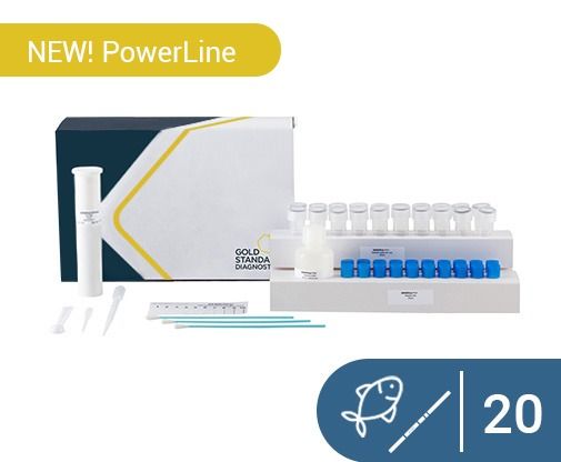 Gold Standard Diagnostics SENSIStrip Fish PowerLine - Acorn Scientific