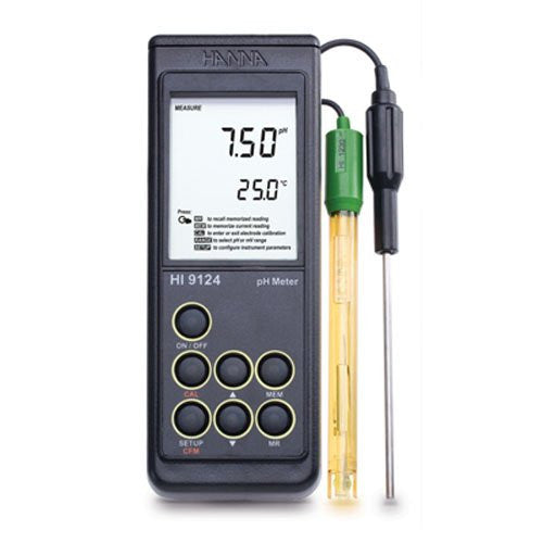 HI 9124  Waterproof Portable pH Meter - Acorn Scientific