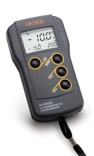 HI 93532 K-Type 2-Channel Thermometer - Acorn Scientific