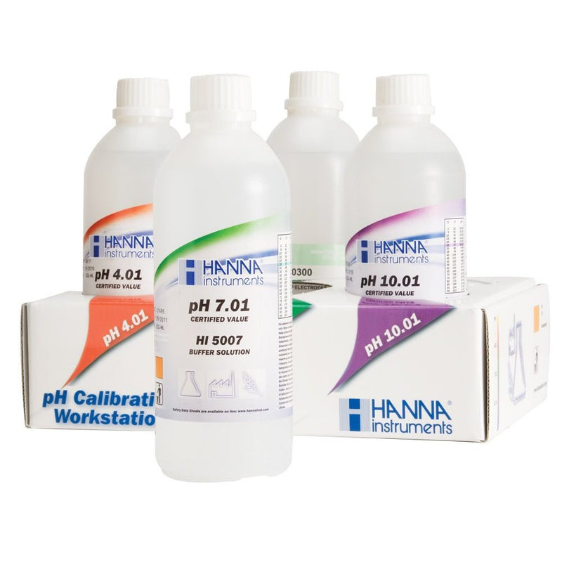 HI 54710-10  pH 4.01. pH 7.01. pH 10.01. HI 70300 4 x 500 mL bottles - Acorn Scientific