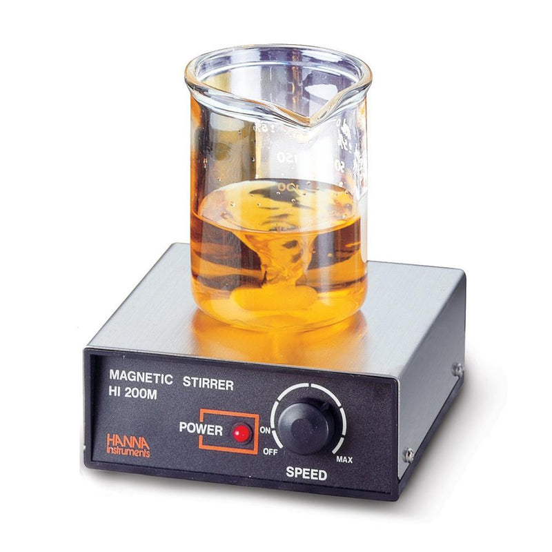HI 200M-2  Mini Magnetic Stirrer with Speedsafe with stainless steel cover - Acorn Scientific