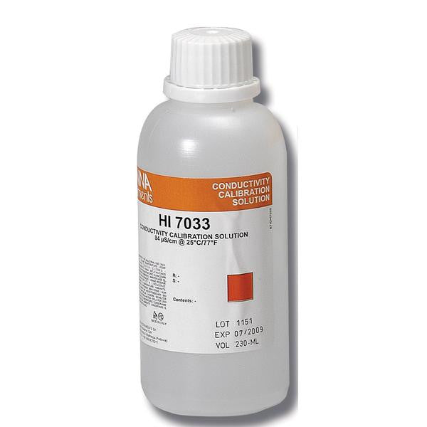 HANNA HI7033M - EC 84 µS/cm@25°C - 230ml - Acorn Scientific