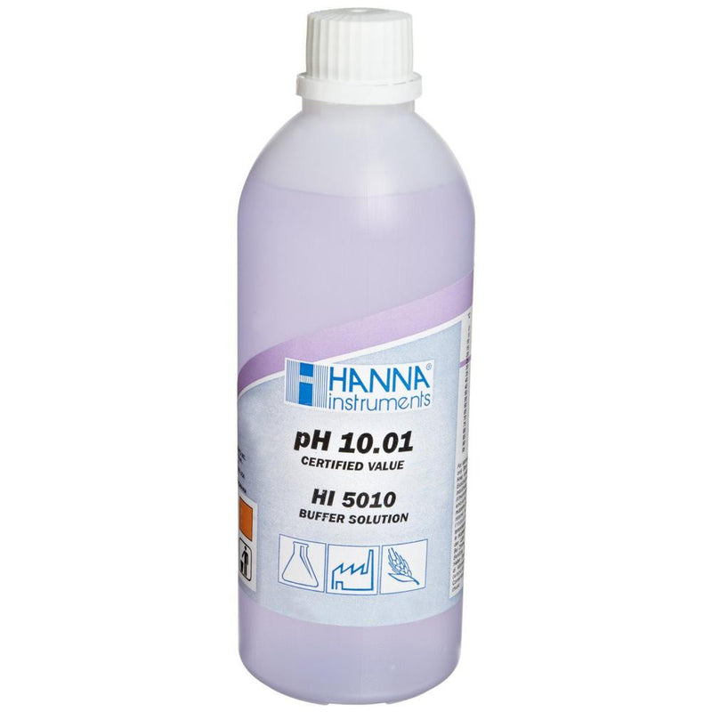 HI 5010-V  Technical Buffer Solution. 10.01 pH. 500 mL bottle - Acorn Scientific