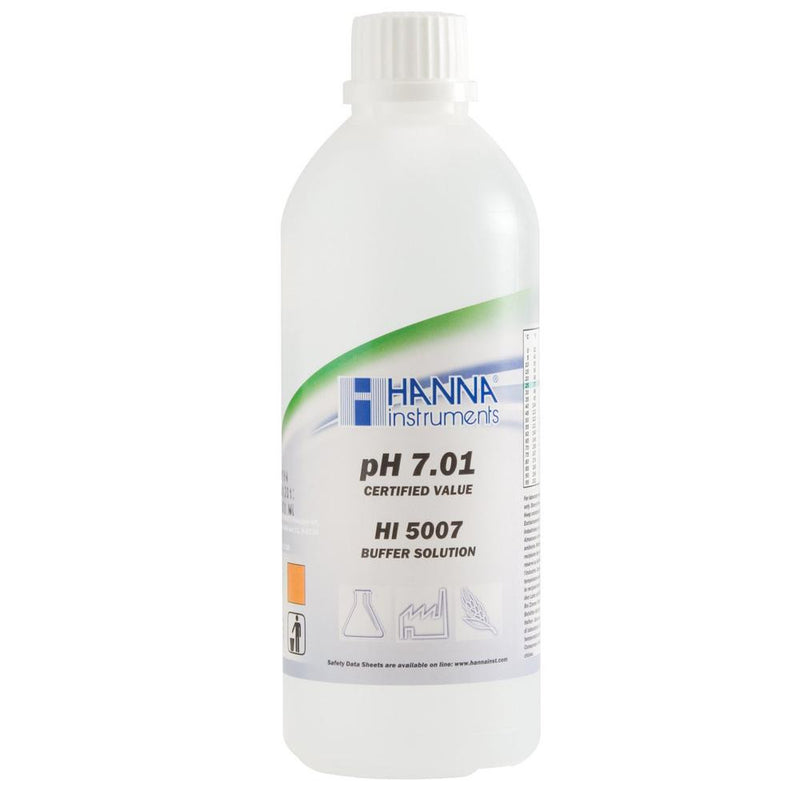 HI 5007-G - Technical Buffer Solution. 7.01 pH. 500 mL bottle - Acorn Scientific