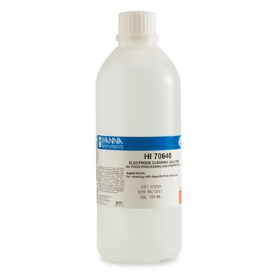 HI 70640L - Cleaning Solution for Milk Deposits (Food Industry). 500ml - Acorn Scientific
