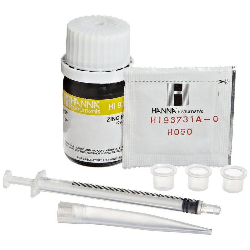 HI 93731-01 Zinc - Reagents - 100 Tests - Acorn Scientific