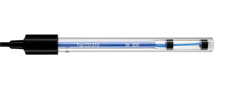 Ionode CD-210 Conductivity Probe, Glass Body, K=10, for Conductivity 0.1mS/cm - 1,000 mS/cm