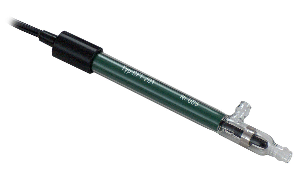 Ionode CFT-201 Conductivity Probe, Glass body flowthrough cell, K=0.1 for pure water measurement