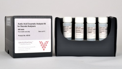 VINTESSENTIAL 4B100 Acetic Acid Enzymatic Analysis Kit for Discrete Analysers