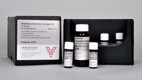 VINTESSENTIAL 4A120 Ammonia Enzymatic Analysis Kit for 30 Tests