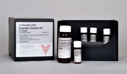 VINTESSENTIAL 4A130 D-Gluconic Acid Enzymatic Analysis Kit for 30 Tests